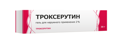 Троксерутин, гель